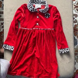 Young Girl Christmas Dress